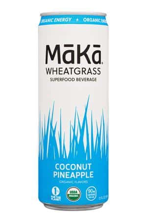 MaKa Superfood: Maka-12oz-2023-Wheatgrass-CoconutPine-Front