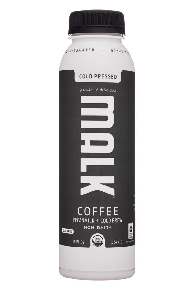 MALK Organics: Malk-12oz-PecanMilk-Coffee-Front