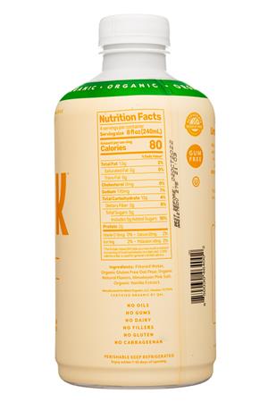 MALK Organics: MALK-28oz-2022-Oat-OilFree-Vanilla-Facts