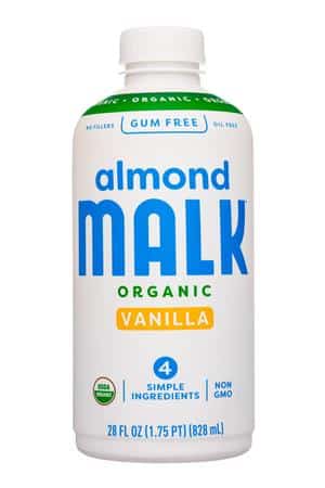MALK Organics: Malk-28oz-2025-Almond-Vanilla-Front