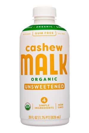 MALK Organics: Malk-28oz-2025-Cashew-Unsweet-Front