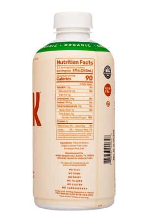 MALK Organics: Malk-28oz-2025-Oat-Original-Facts