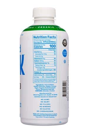 MALK Organics: Malk-28oz-2025-Almond-Choc-Facts
