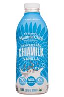 Mamma Chia - CHIAMILK: MammaChia-28oz-2020-Chiamilk-Vanilla-Front