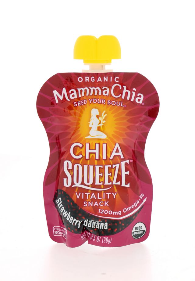 Mamma Chia Organic Chia Squeeze: MammaChia StawBan Front