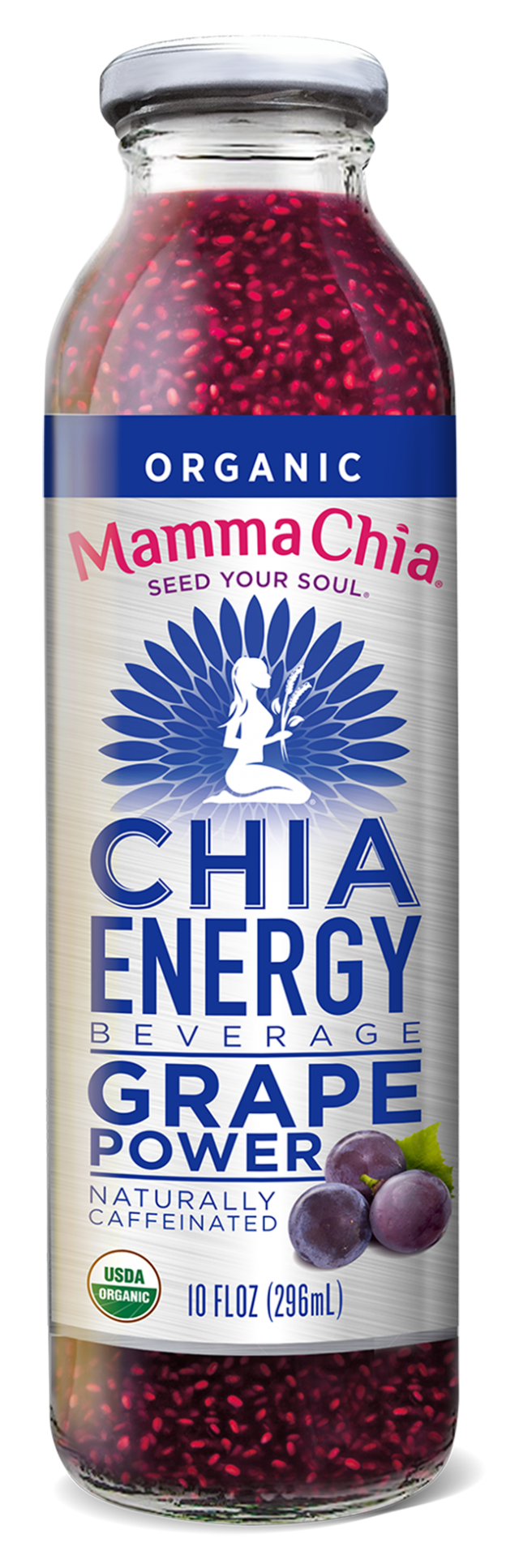 Mamma Chia Clean Energy Beverage: Grape-Power