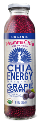 Mamma Chia Clean Energy Beverage: Grape-Power