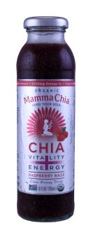 Mamma Chia Clean Energy Beverage: MammaChia RaspberryRazz Front