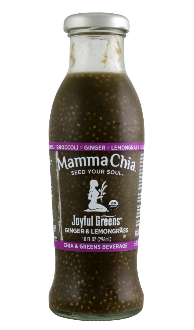 Mamma Chia Organic Vitality Beverages: MC-JoyfulGreen_GingerLemongrass-front