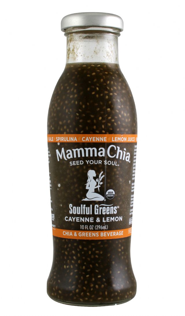 Mamma Chia Organic Vitality Beverages: MC-SoulfulGreen_CayenneLemon-front