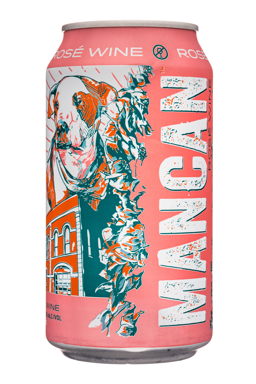 Mancan Wine: Mancan-12oz-RoseWine