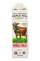 Maple Hill Creamery: MapleHill-8oz-Organic-WholeMilk-Front