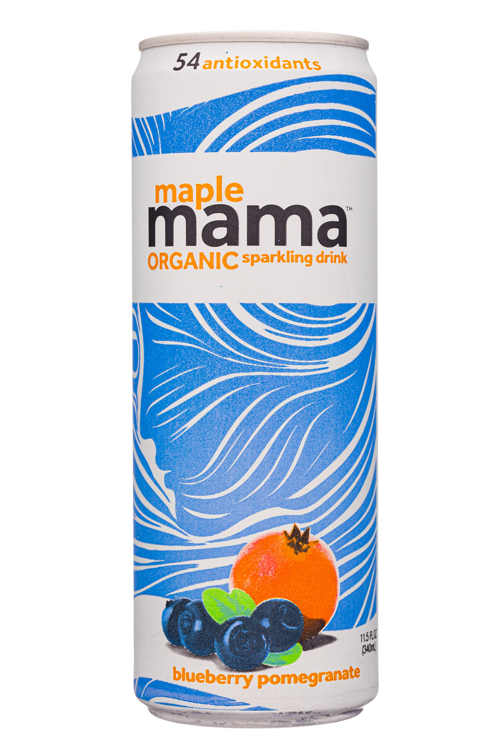 MapleMama: MapleMama-12oz-2020-Sparkling-BluebPom-Front