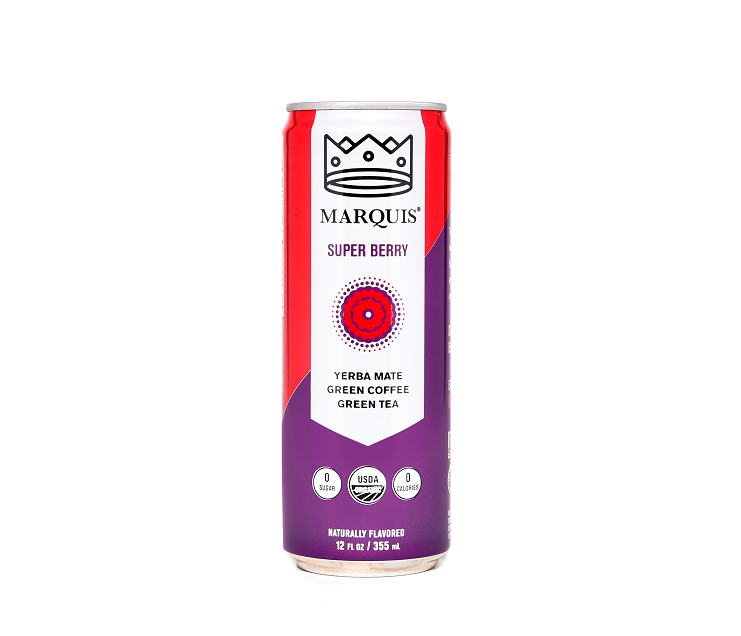 Marquis Sparkling Yerba Mate: Photo of Super Berry - Marquis Organic Energy (uploaded by company)