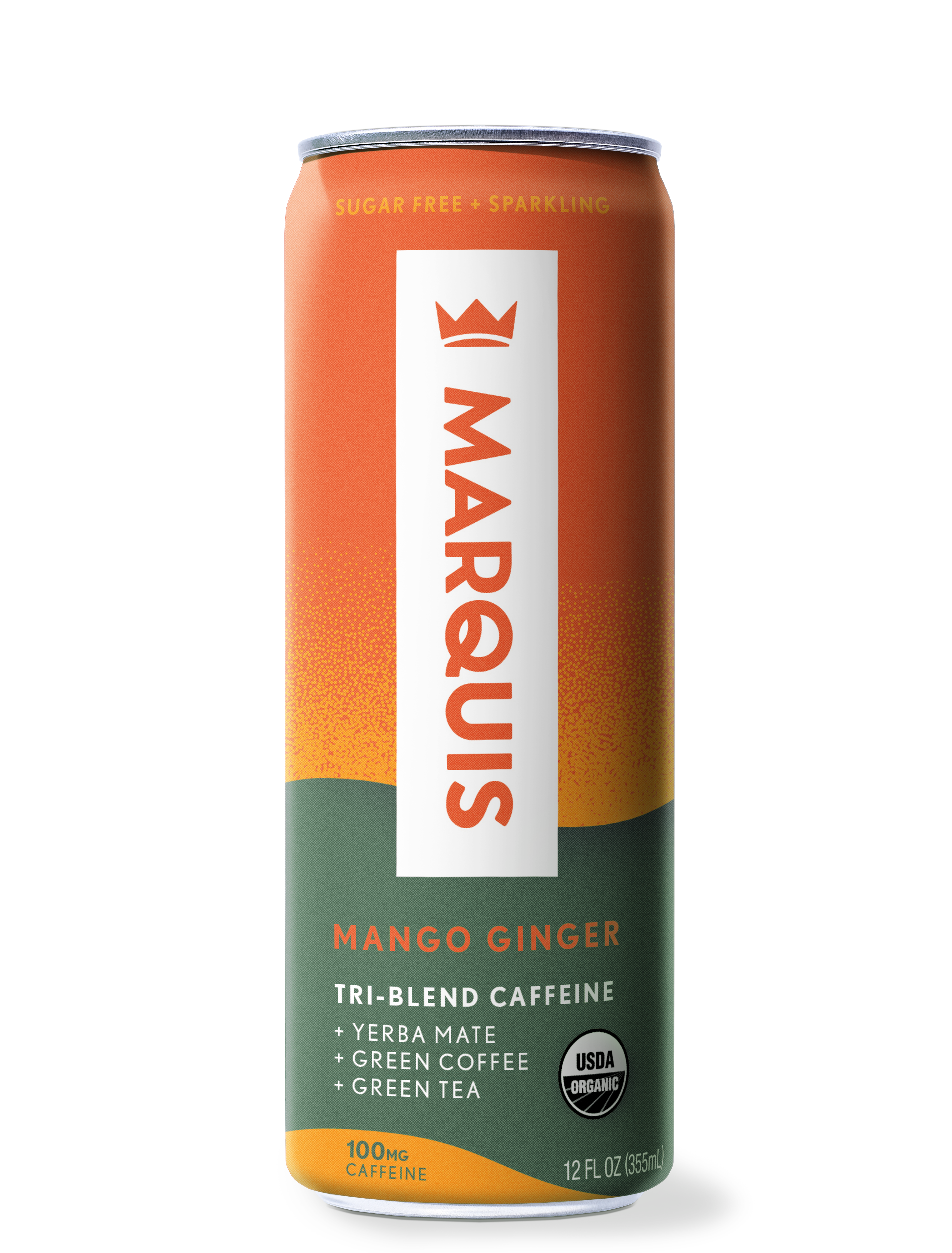 Marquis Sparkling Yerba Mate: Photo of Mango Ginger - Marquis Sparkling Yerba Mate (uploaded by company)