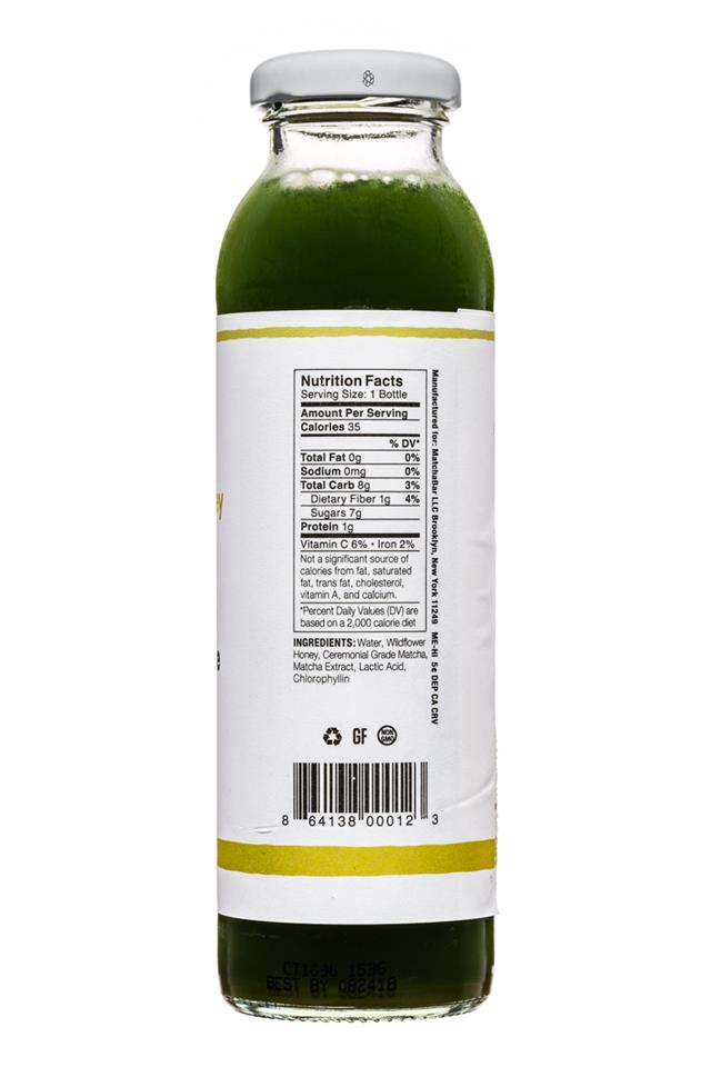 MatchaBar: Matchabar-10oz-BetterEnergy-HintOfHoney-Facts