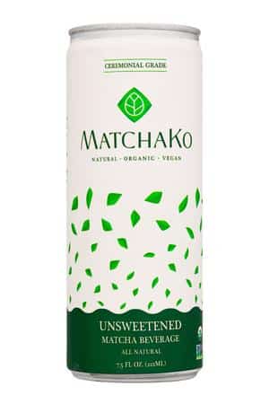 MatchaKo: Matchako-7oz-2023-MatchaLatte-Unsweet-Front