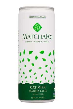 MatchaKo: Matchako-7oz-2023-MatchaLatte-OatMilk-Front