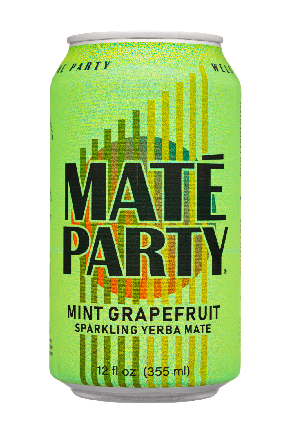 Mate Party: MateParty-12oz-2025-YerbaMate-MintGrapefruit-Front