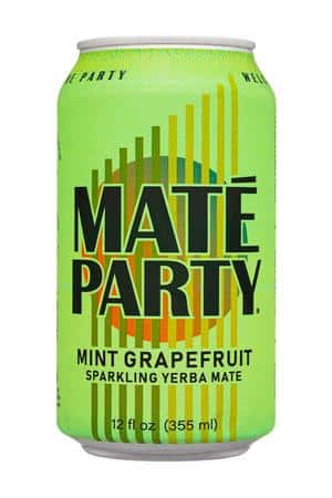 Mate Party: MateParty-12oz-2025-YerbaMate-MintGrapefruit-Front