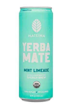 Mateina: Mateina-12oz-2025-YerbaMate-MintLimeade-Front