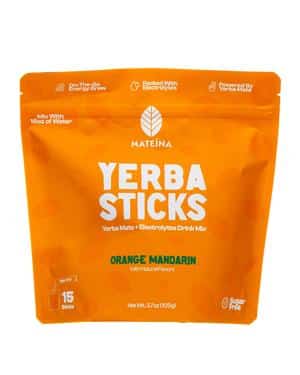 Mateina: Mateina-105-2025-DrinkMix-OrangeMandarin-Front