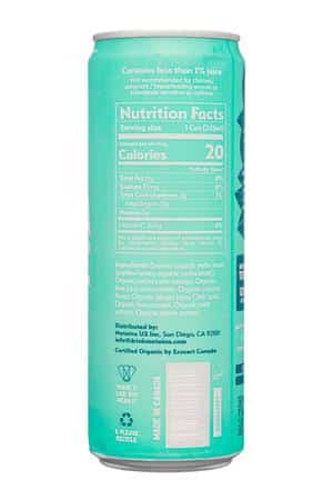 Mateina: Mateina-12oz-2025-YerbaMate-MintLimeade-Facts