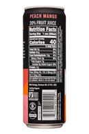 MATI: Mati-12oz-40Cal-SparklingEnergy-PeachMango-Facts