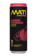 MATI: Mati-12oz-EnergyDrink-BluebPomegranate-Front