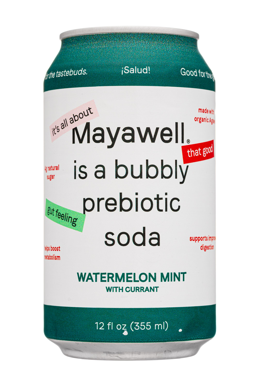 Sparkling Prebiotic Soda - Watermelon Mint (2022)
