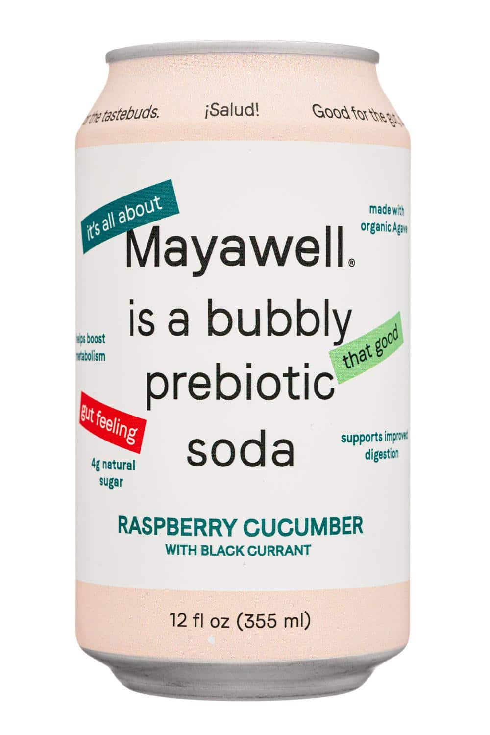 Sparkling Prebiotic Soda - Raspberry Cucumber with Black Currant (2022)