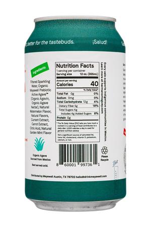 Mayawell: Mayawell-12oz-2022-PrebSoda-WatermelonMint-Facts