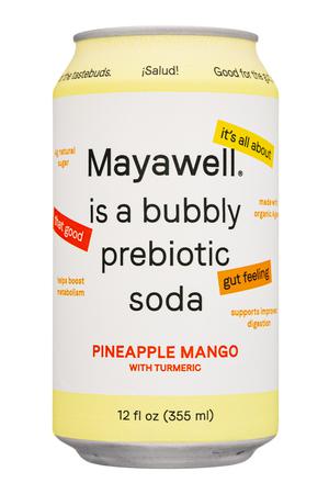 Mayawell: Mayawell-12oz-2022-Soda-PineappleMango-Front