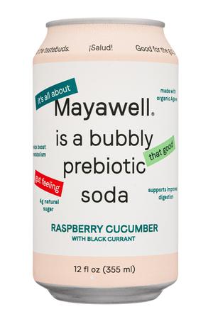 Mayawell: Mayawell-12oz-2022-Soda-RaspCucumber-Front