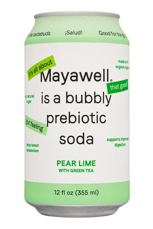 Mayawell: Mayawell-12oz-2022-Soda-PearLime-Front