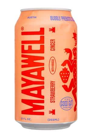 Mayawell: Mayawell-12oz-2023-Prebiotic-StrawbGinger-Front