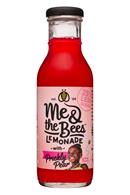 Me & The Bees Lemonade: MeAndTheBees-12oz-Lemonade-PricklyPear-Front