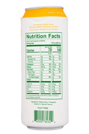 Mela Watermelon Water: Mela-16oz-2021-WatermelonWater-Pineapple-Facts