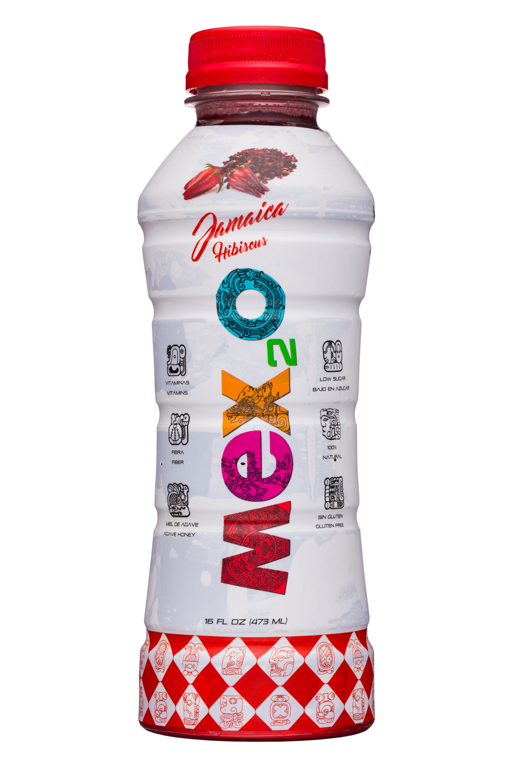 Mex2o: Mex20-16oz-Hibiscus-Front