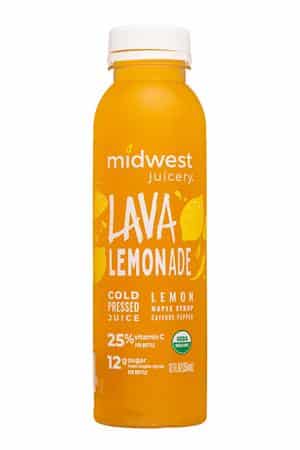 Midwest Juicery: MidwestJuicery-12oz-2023-LavaLemonade-Front