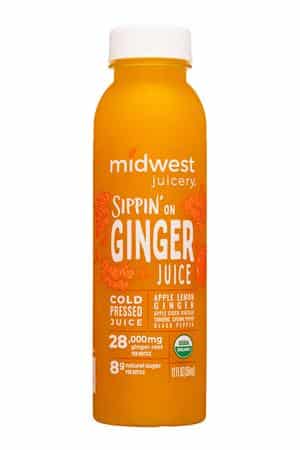 Midwest Juicery: MidwestJuicery-12oz-2023-SippinGinger-Front