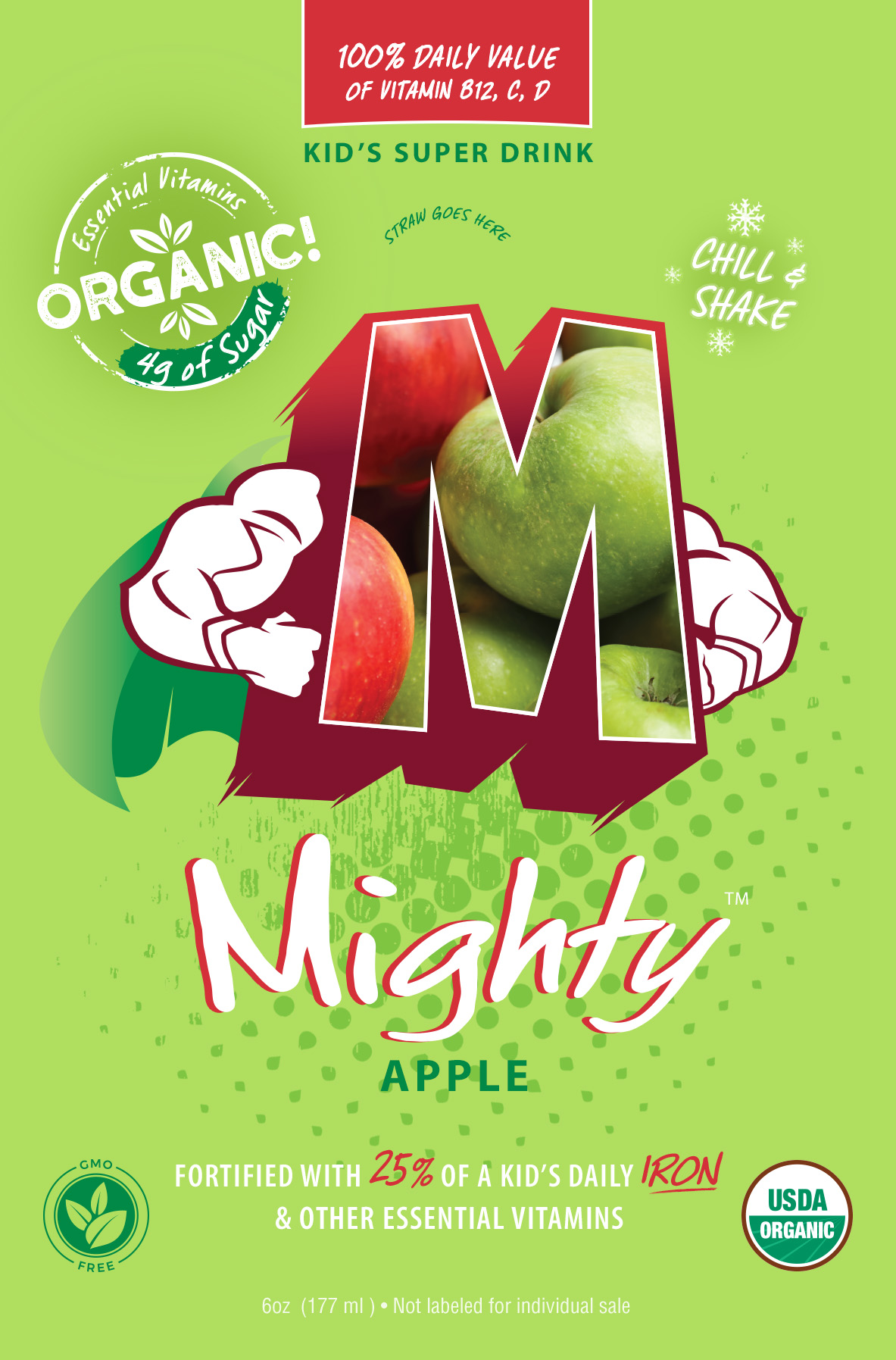 Mighty Kids Super Drink: Photo of Apple - Mighty Drink (uploaded by company)