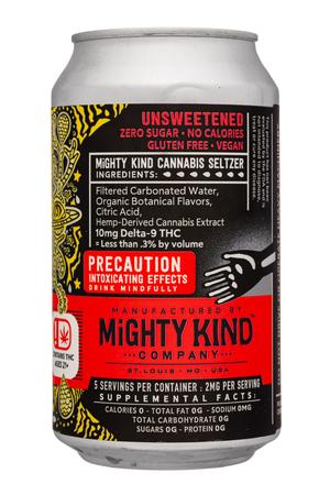 MIGHTY KIND: MightyKind-12oz-2024-CannabisSeltzer-CherryBlossom-Facts