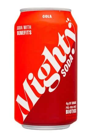 Mighty Soda: MightySoda-12oz-2024-Biotics-Cola-Front