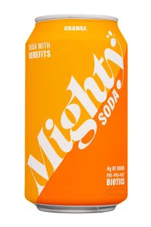 Mighty Soda: MightySoda-12oz-2024-Biotics-Orange-Front
