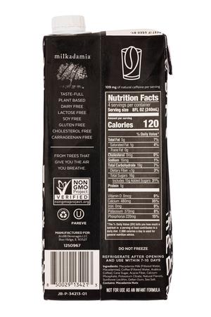 Milkadamia: Milkadamia-32oz-2023-CoffeeLatte-Facts