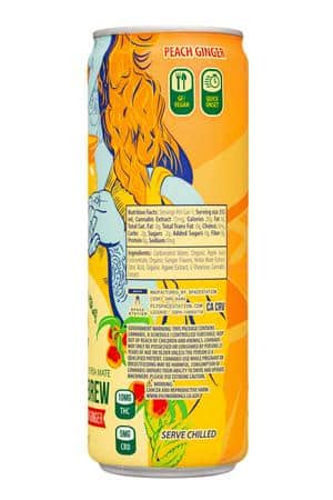 Milonga: Milonga-12oz-2023-EnergyBrew-Sparkling-PeachGinger-Facts