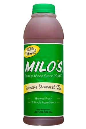 Milo's: Milos-20oz-2023-FamousUnsweetTea-Front