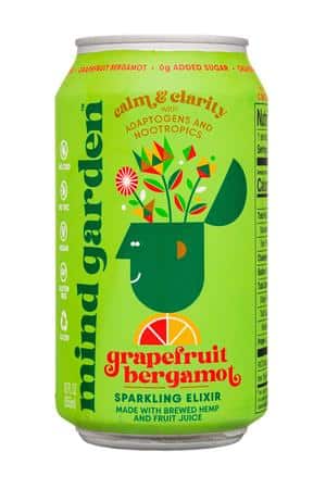 Mind Garden: MindGarden-2025-12oz-Elixer-GrapefruitBergamot-Front