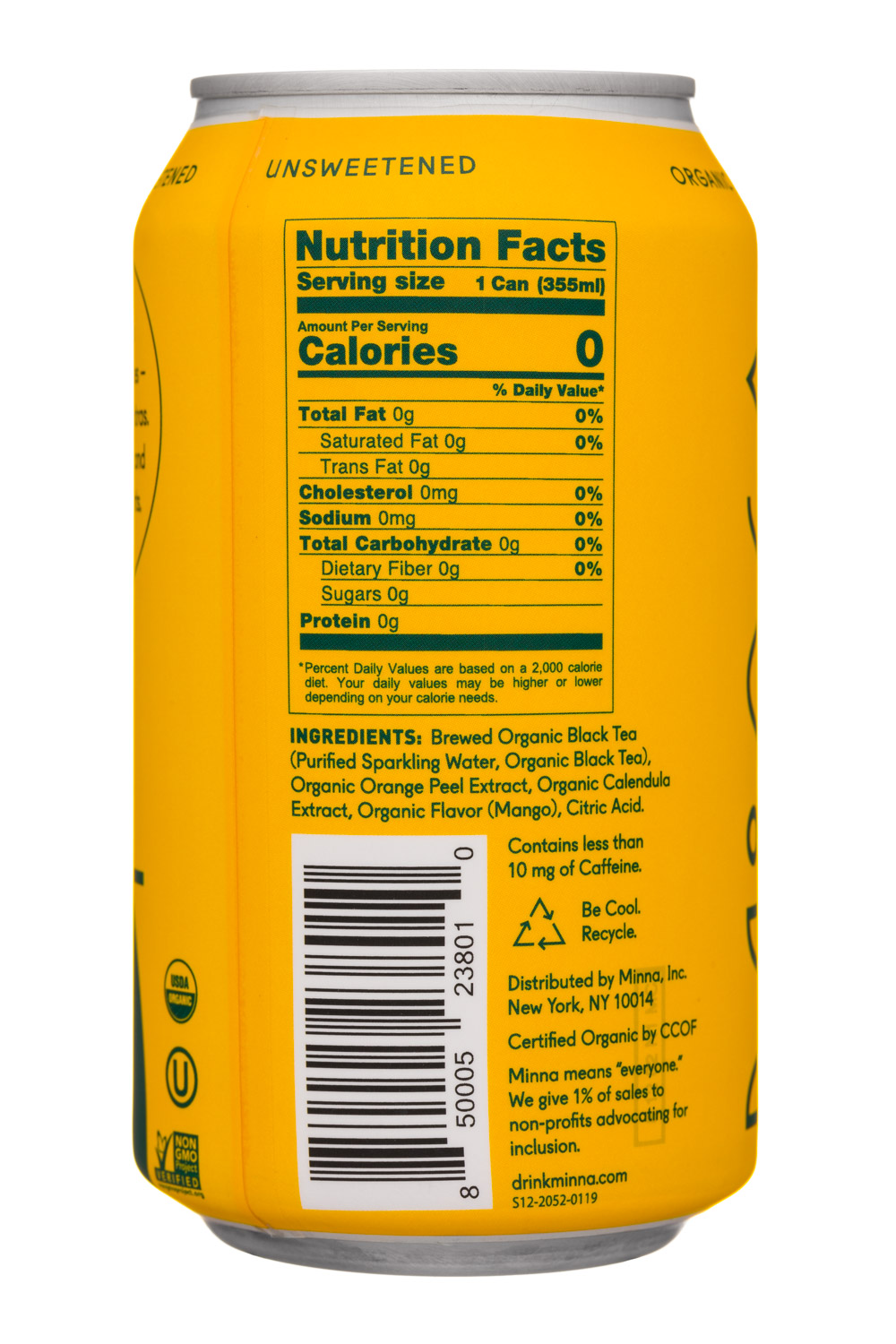 Minna: Minna-12oz-SparklingTea-CitrusBlack-Facts